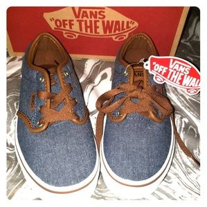 Boy's Blue Jean Vans